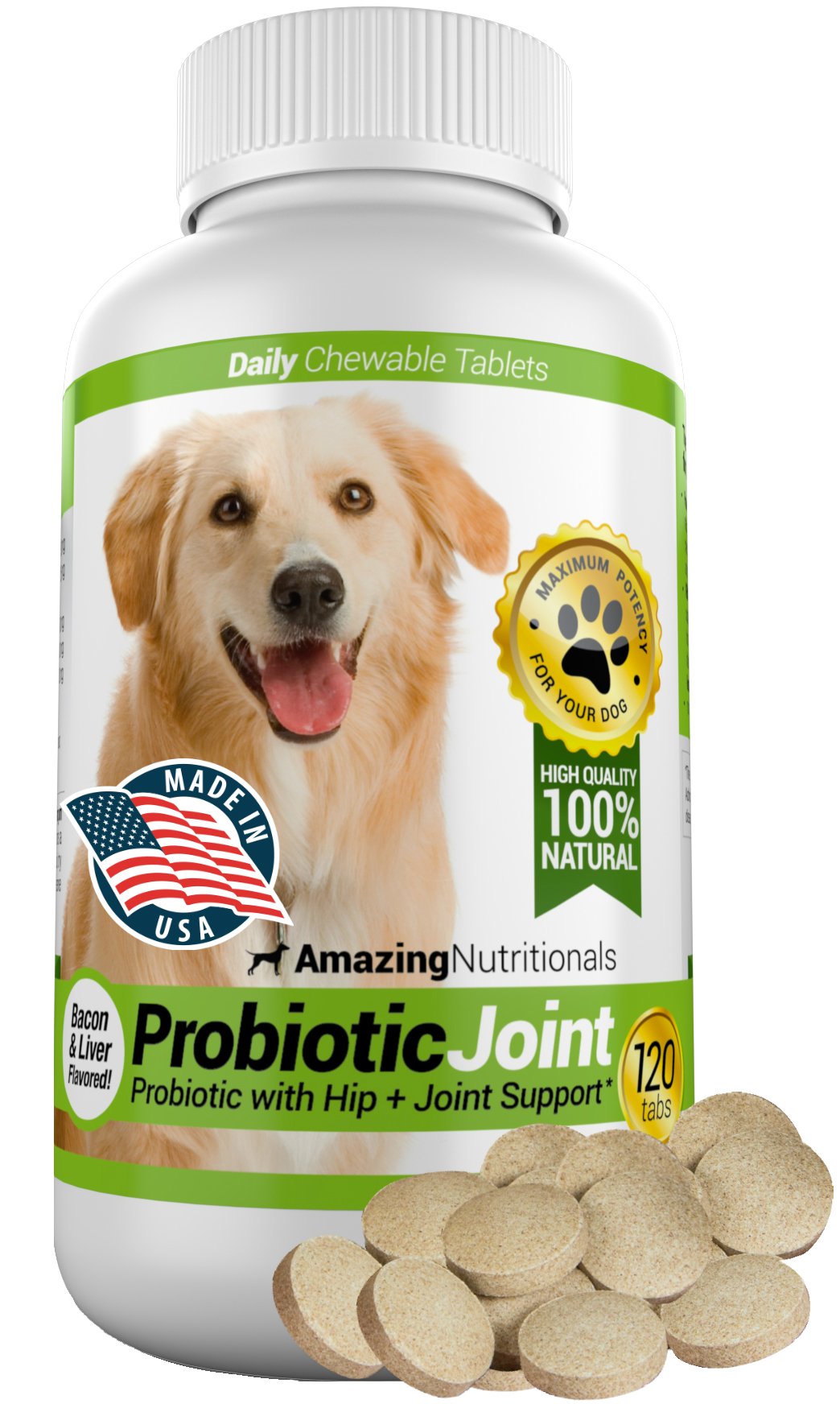 Probiotics for Dogs 120 Chews F6619