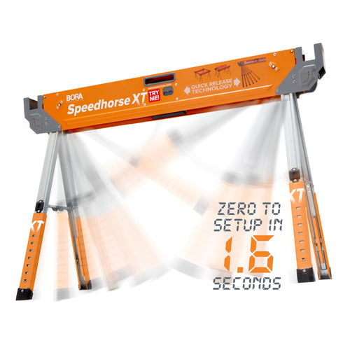 2 Pack Adjustable Folding Heavy Duty Sawhorse P1725