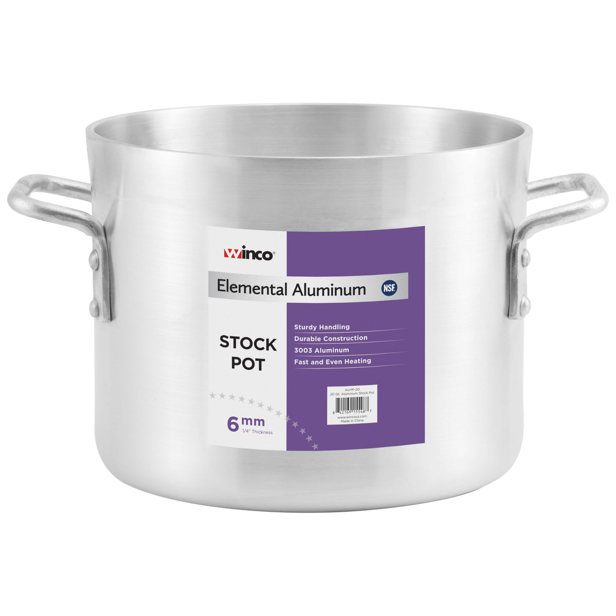 6.0mm Aluminum 80-Quart Stock Pot R594