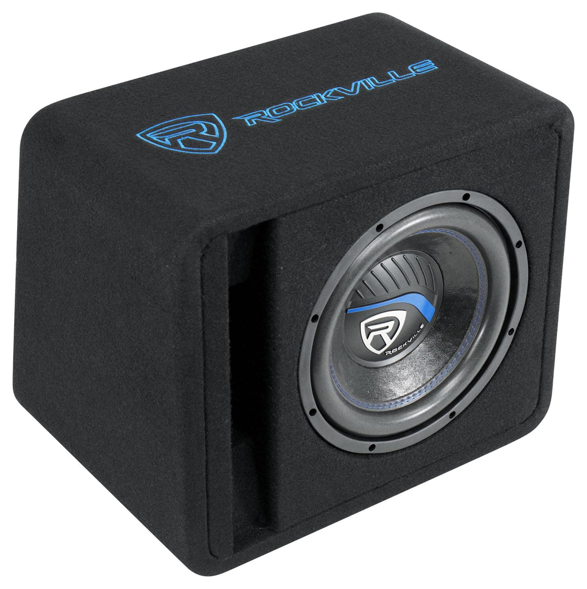 10" 4 ohm Subwoofer, Enclosure, Amp Y174798