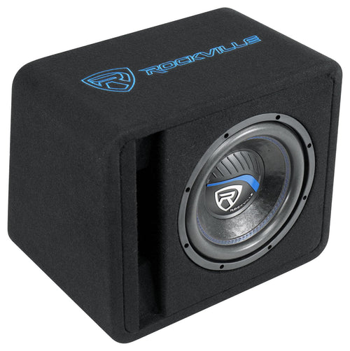 10" 4 ohm Subwoofer, Enclosure, Amp Y174798