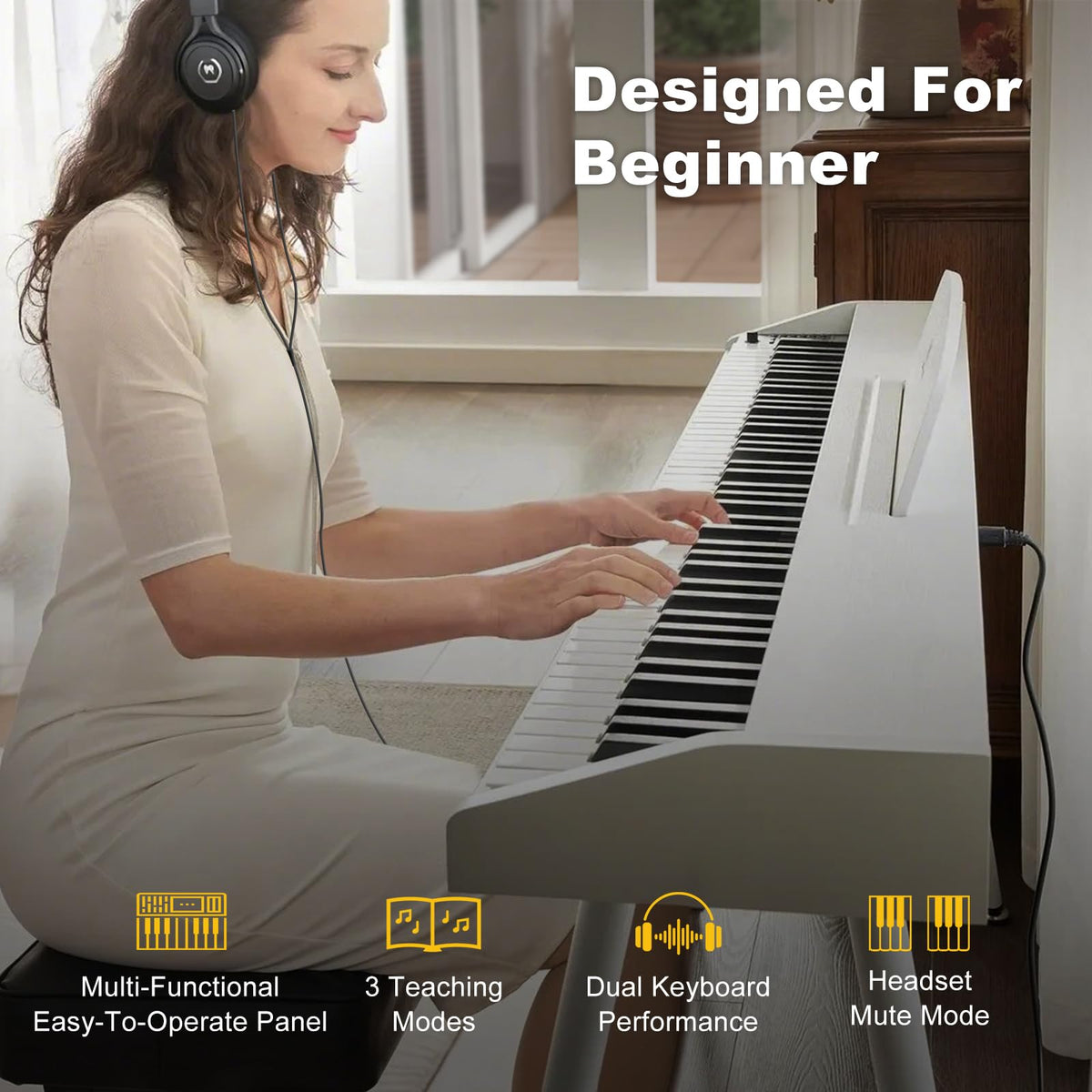 88 Key Semi Weighted Digital Piano L14126