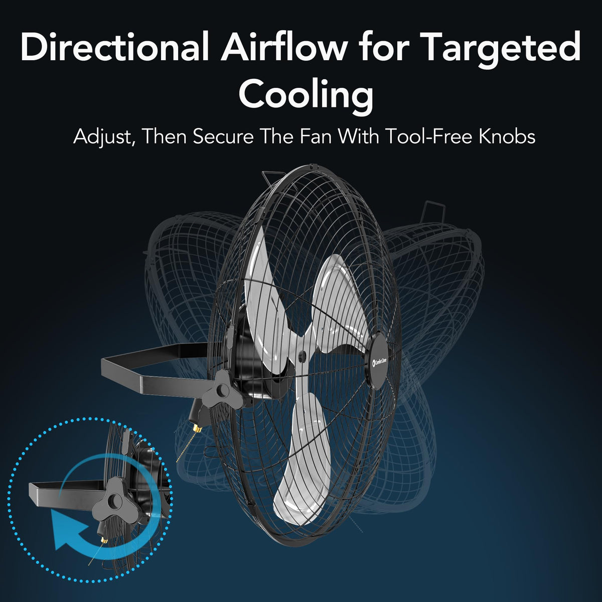 20" High-Velocity Industrial Floor & Wall Fan E909573