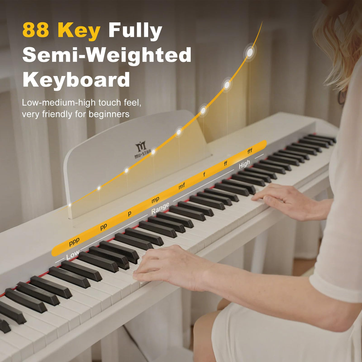 88 Key Semi Weighted Digital Piano L14126