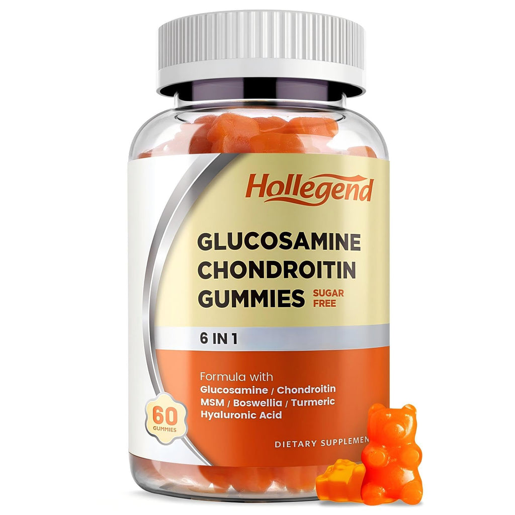 Sugar Free Glucosamine Chondroitin Gummies 60 Count L9548
