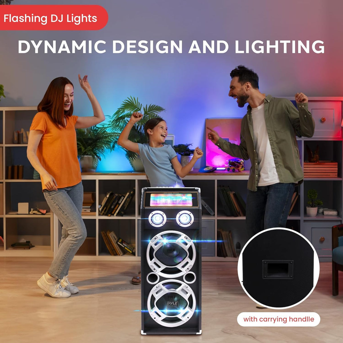 1000W Portable Bluetooth PA Speaker System V7870
