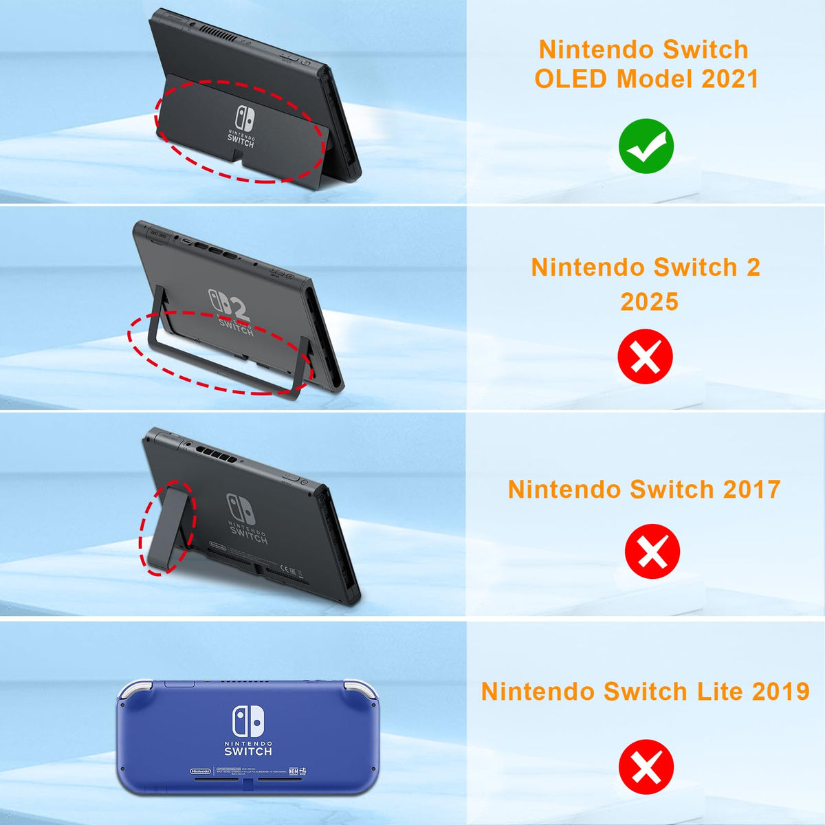 Kid-Friendly Case for Nintendo Switch OLED Model B780