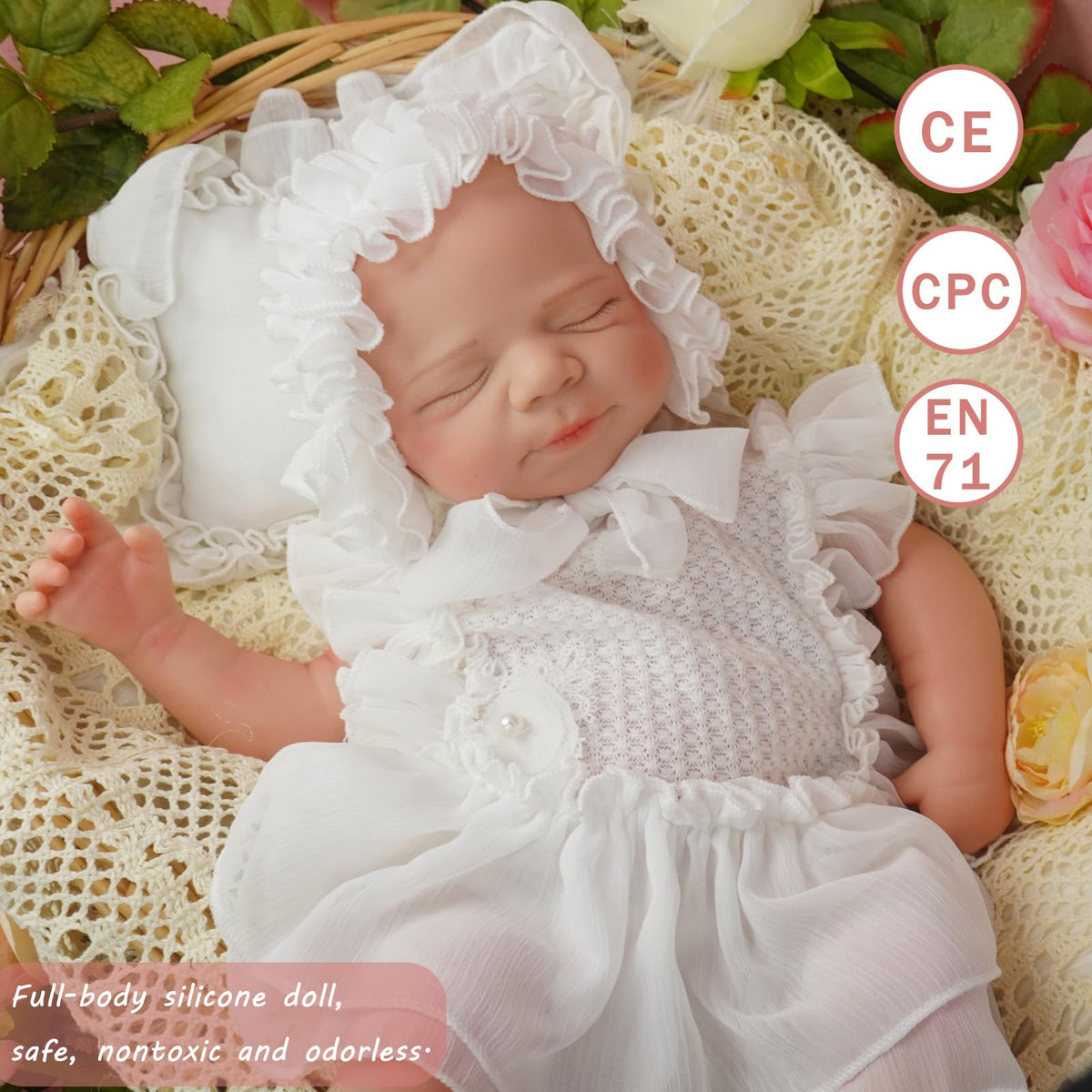 20 Inch Full Silicone Baby Doll L666495