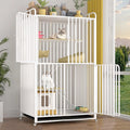 High Carbon Steel 4-Tier Cat Kennel G780