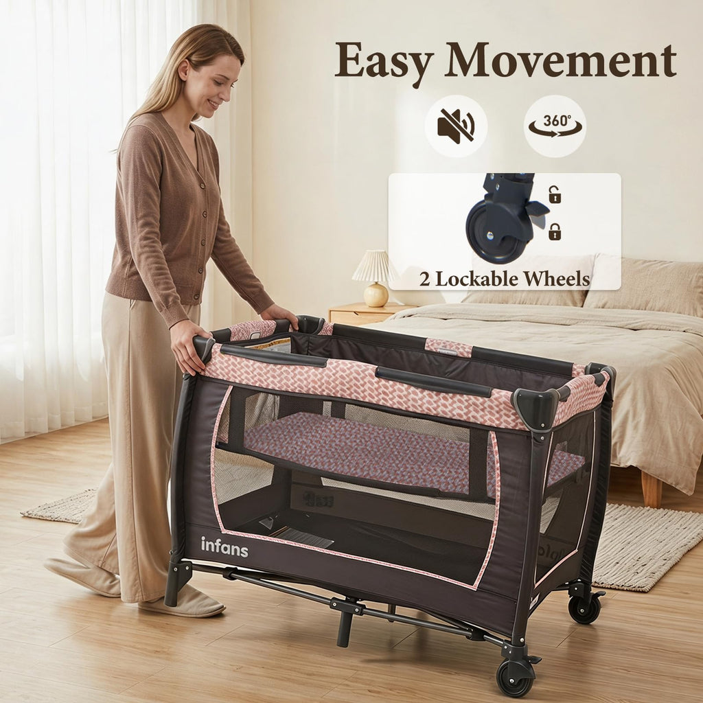 5 in 1 Pack and Play with Bassinet F87369