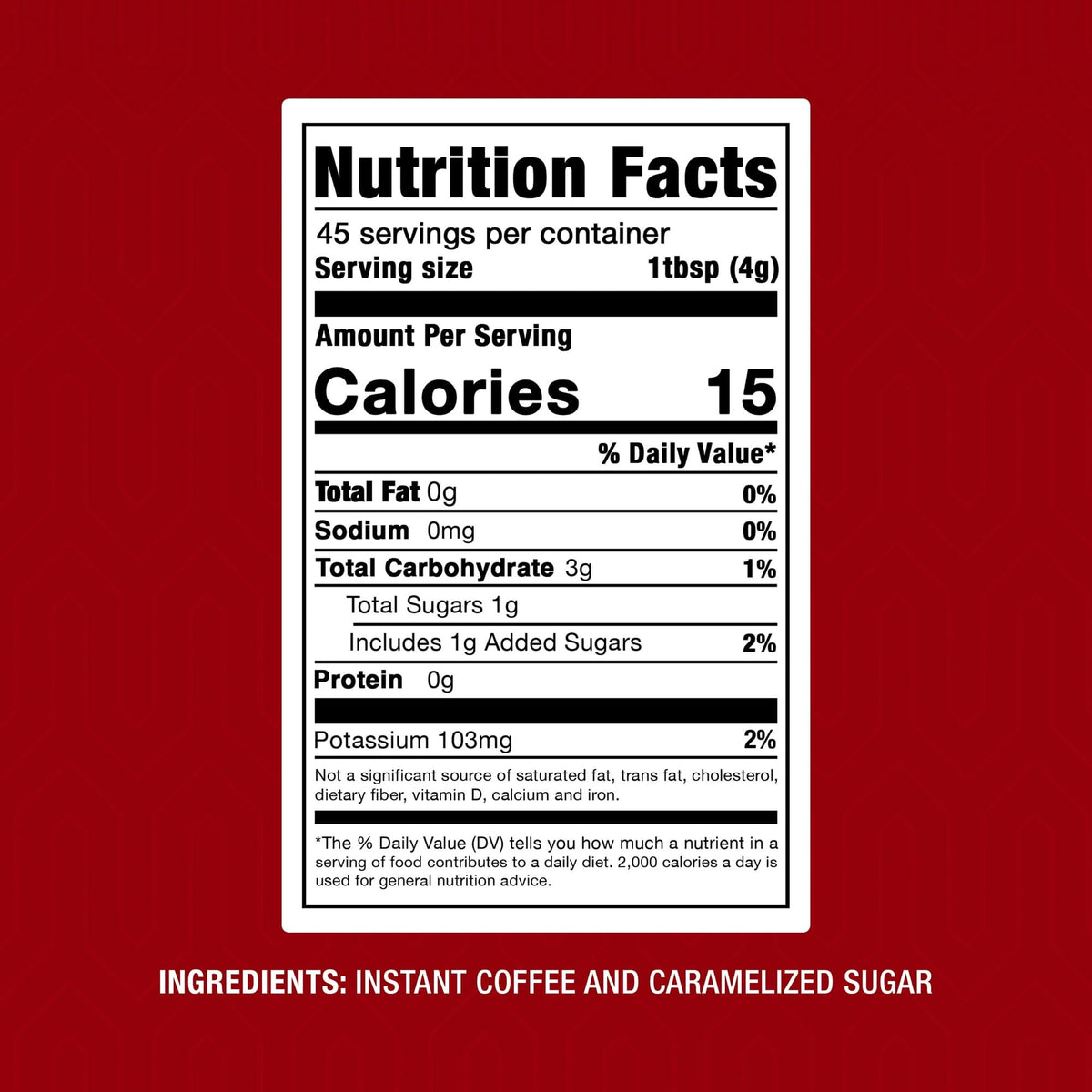 Instant Coffee 6.3 oz Pack of 6 F416523
