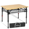 Bamboo Aluminum Folding Camping Table Q59967