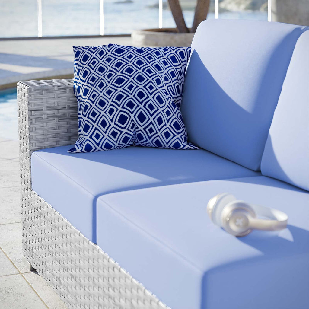 Rattan Wicker Loveseat Sofa V164