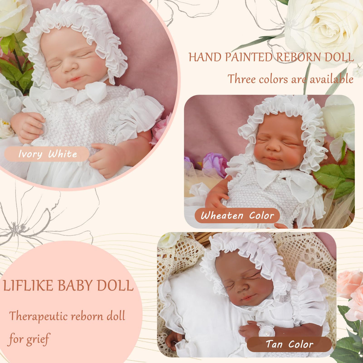 20 Inch Full Silicone Baby Doll L666495