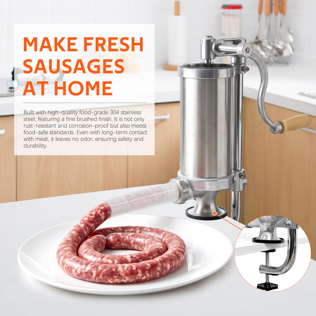Stainless Steel Vertical Sausage Stuffer 2.5 LBS O649443