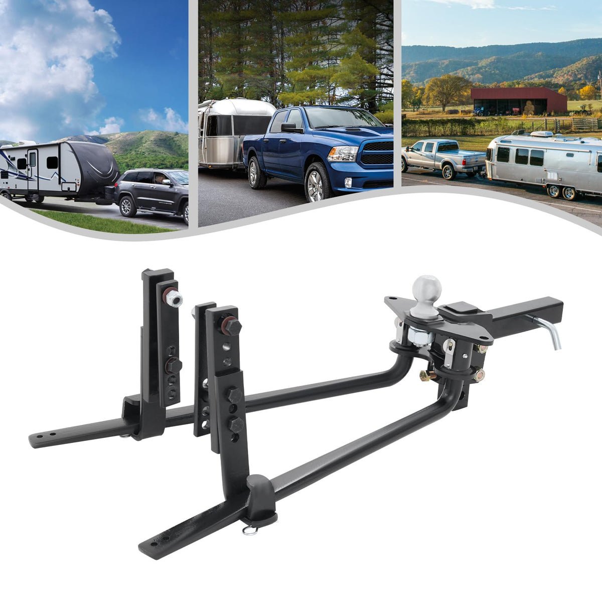 2 Point Weight Distribution Hitch with Sway Control, 8000 lbs. Capacity W395916