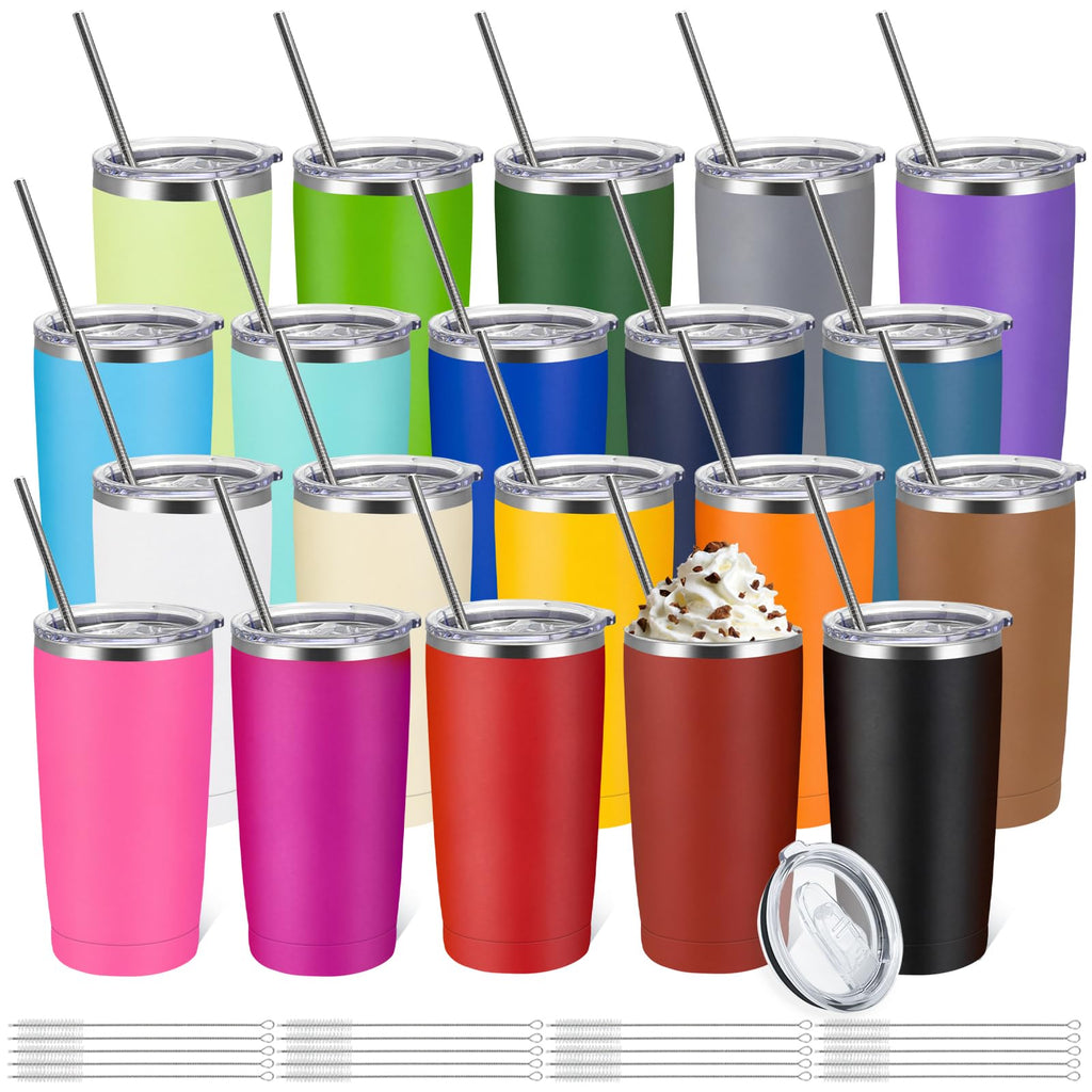 20 Pack Stainless Steel Vacuum Insulated Tumbler 20oz P5678