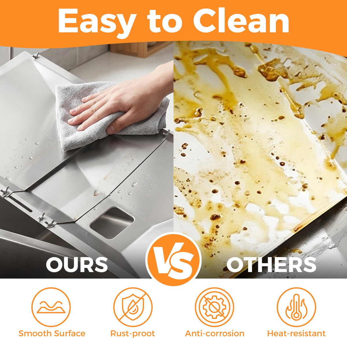 Adjustable Universal Grease Tray with Catch Pan Z387