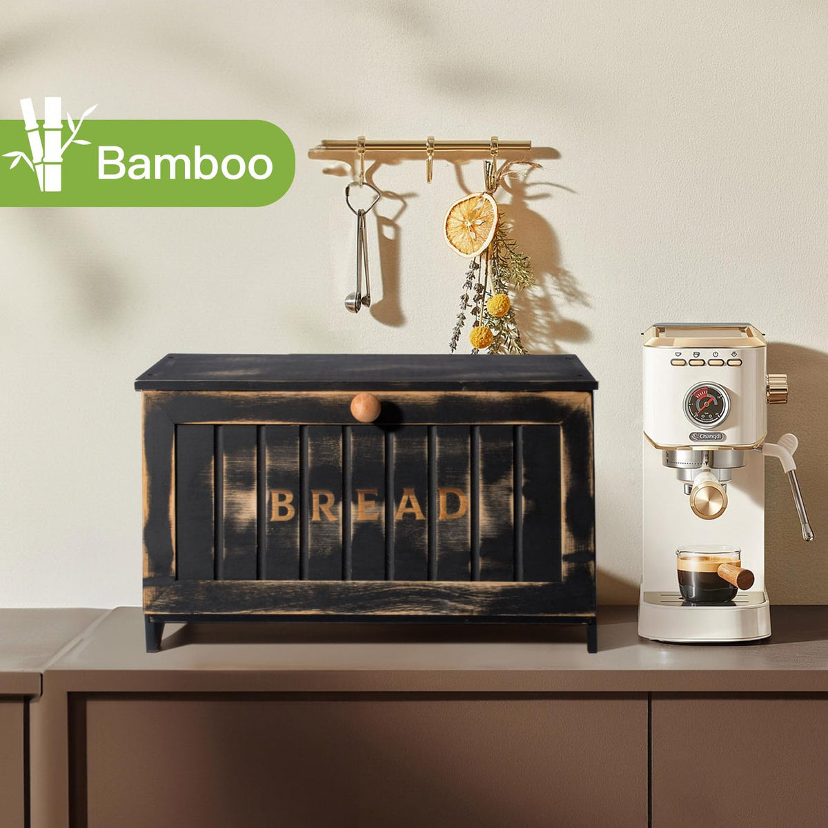 Bamboo Bread Box F87104