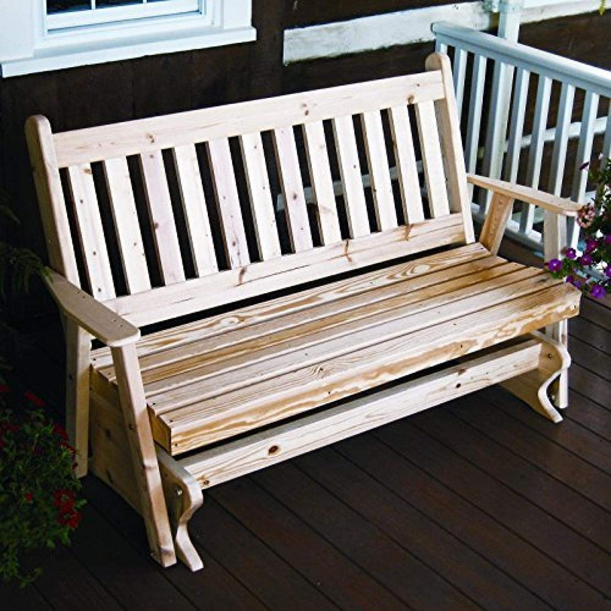 Yellow Pine Glider Bench J1826