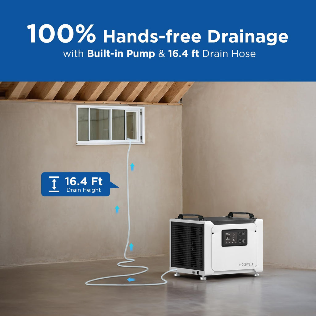70 Pints Commercial Dehumidifier with Pump K97529