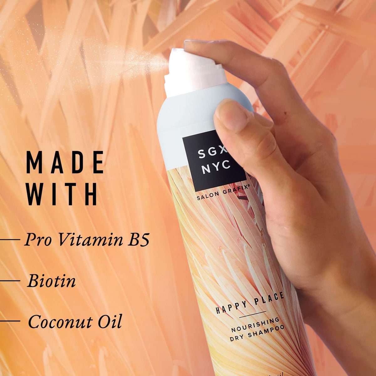 Nourishing Dry Shampoo with Pro-Vitamin B5 and Biotin 6.5 oz T9928
