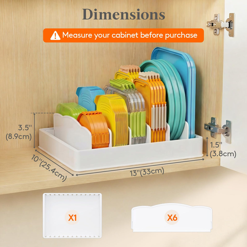 Kitchen Cabinet Organizer with 7 Sections C84894