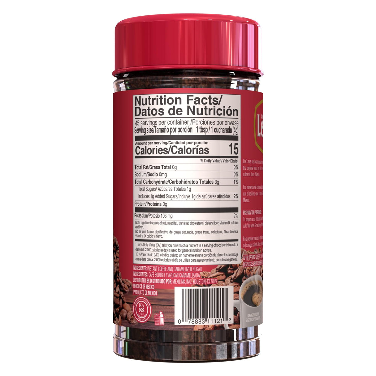Instant Coffee 6.3 oz Pack of 6 F416523