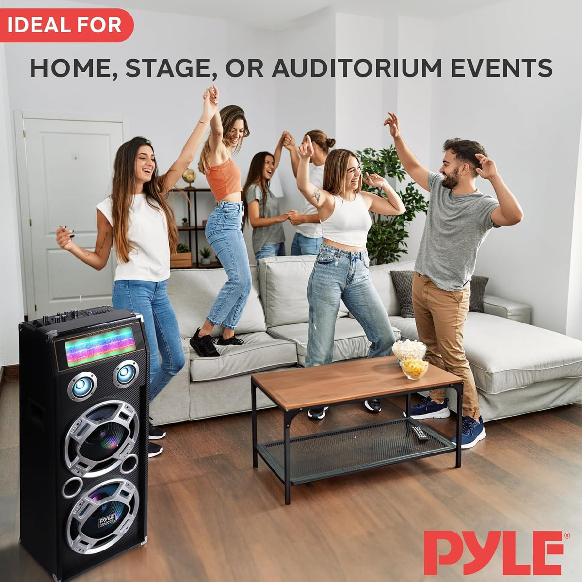 1000W Portable Bluetooth PA Speaker System V7870