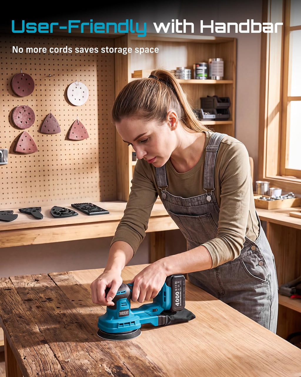6 Speed Cordless Random Orbit Sander L431