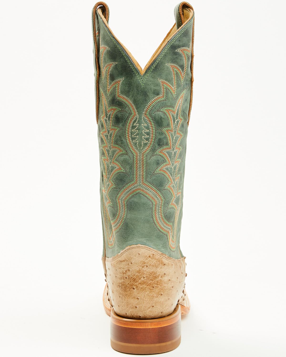 Men's Ostrich Western Boot Broad Square Toe N113177