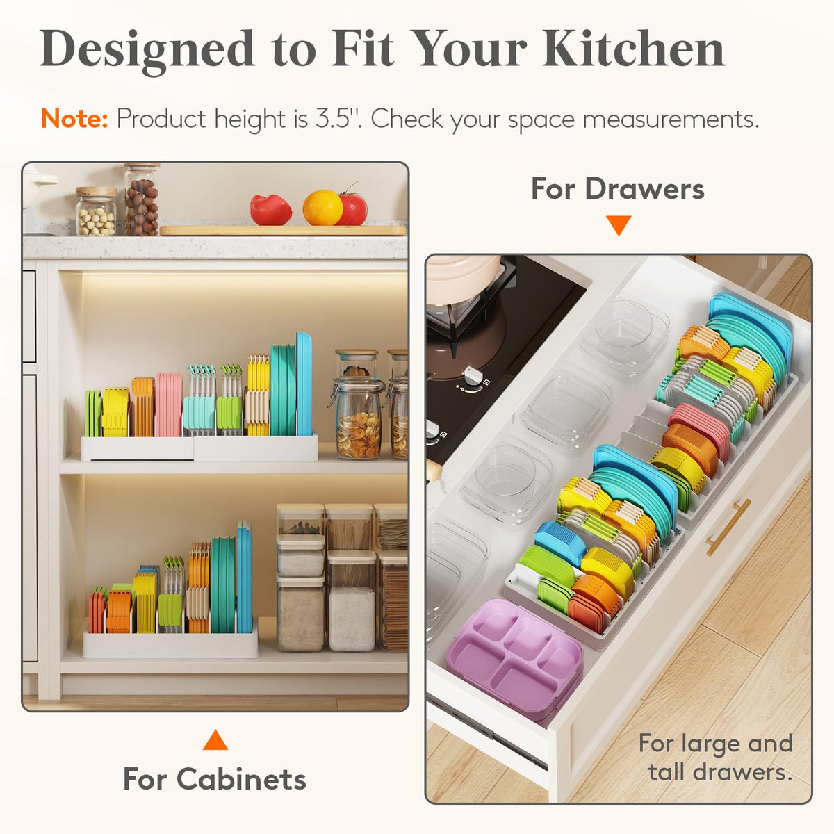 Kitchen Cabinet Organizer with 7 Sections C84894