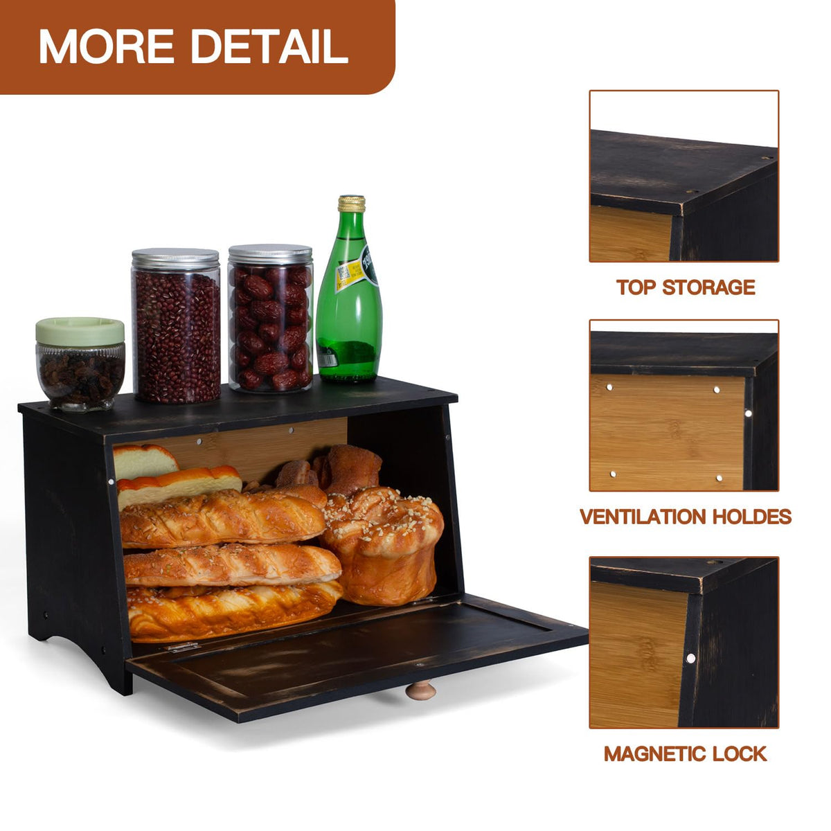 Bamboo Bread Box F87104