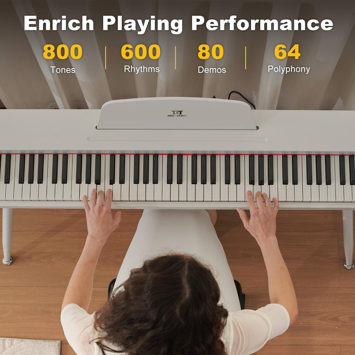 88 Key Semi Weighted Digital Piano L14126