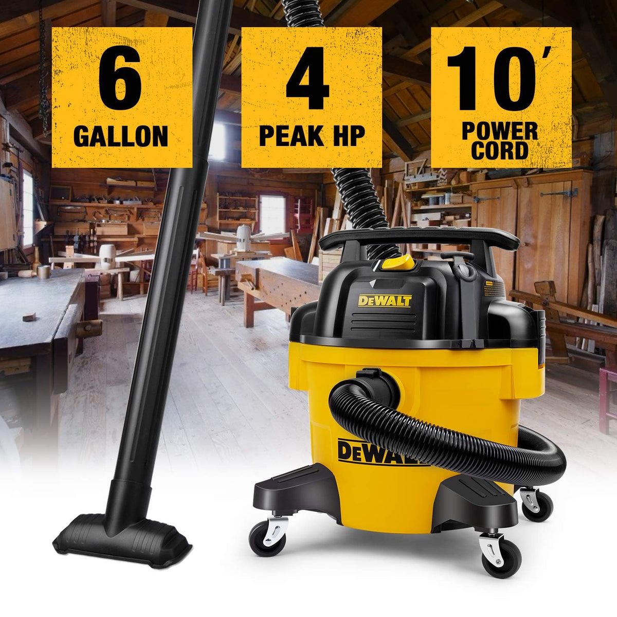 6 Gal Wet/Dry Shop Vacuum with Blower I406442