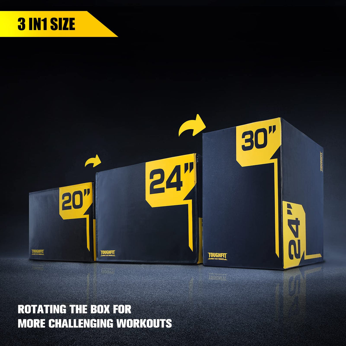 3 in 1 Foam Plyometric Box G628129