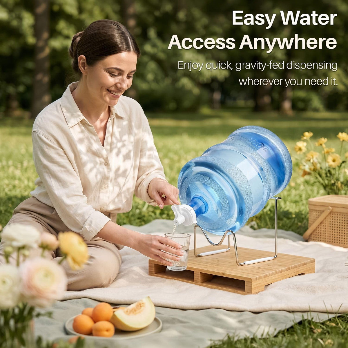 5 Gallon Metal Water Jug Holder K84594