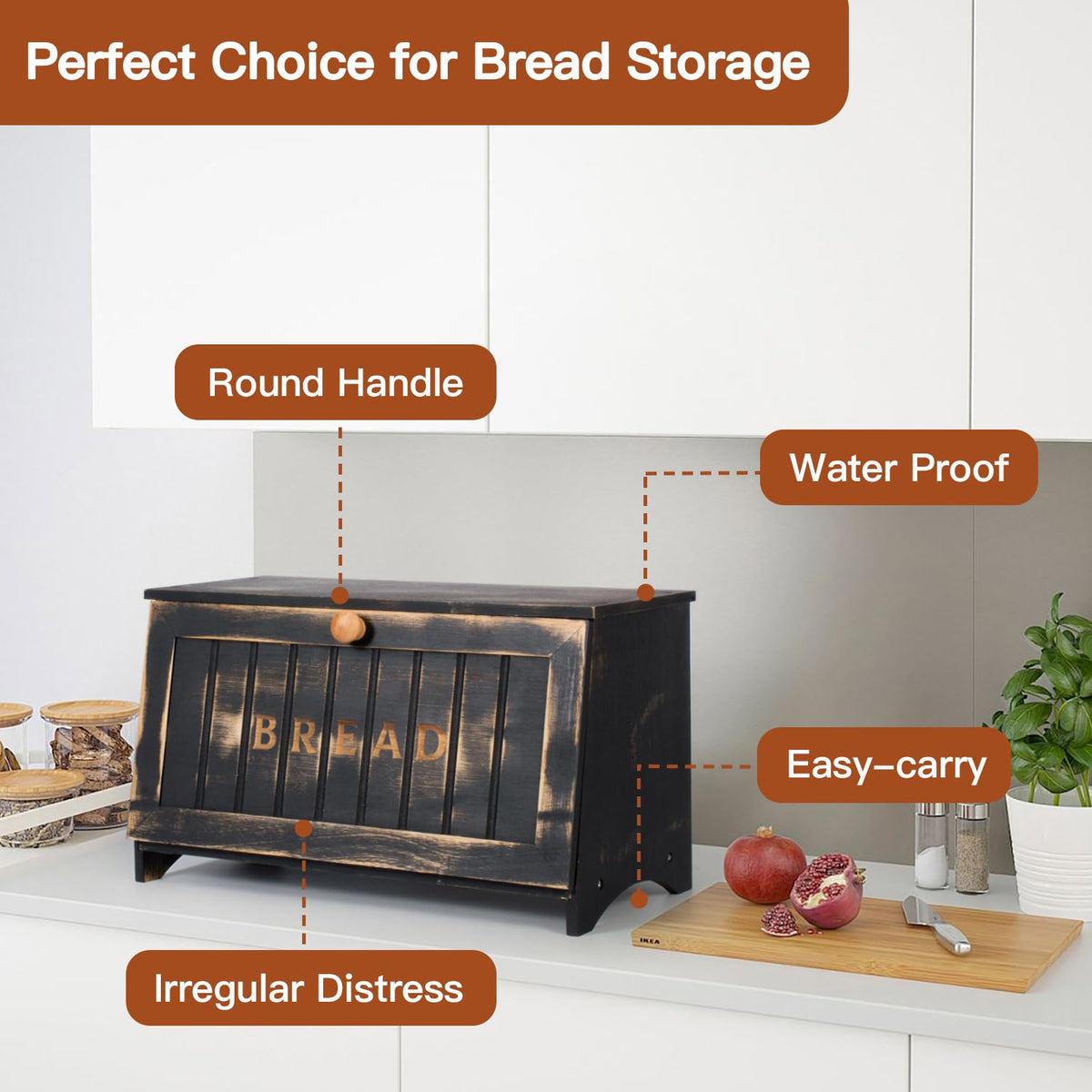 Bamboo Bread Box F87104