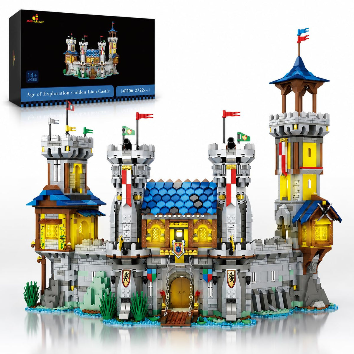 Medieval Castle Building Set with LED Light E1933