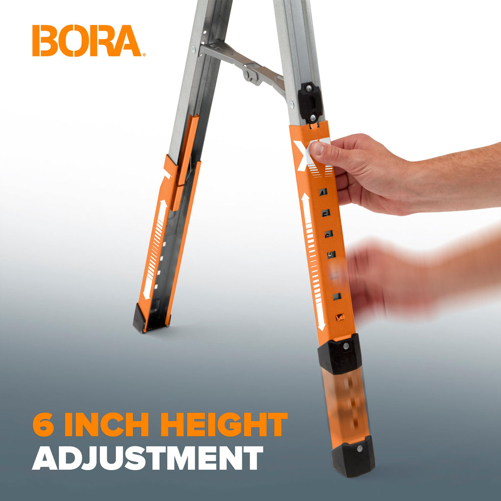 2 Pack Adjustable Folding Heavy Duty Sawhorse P1725