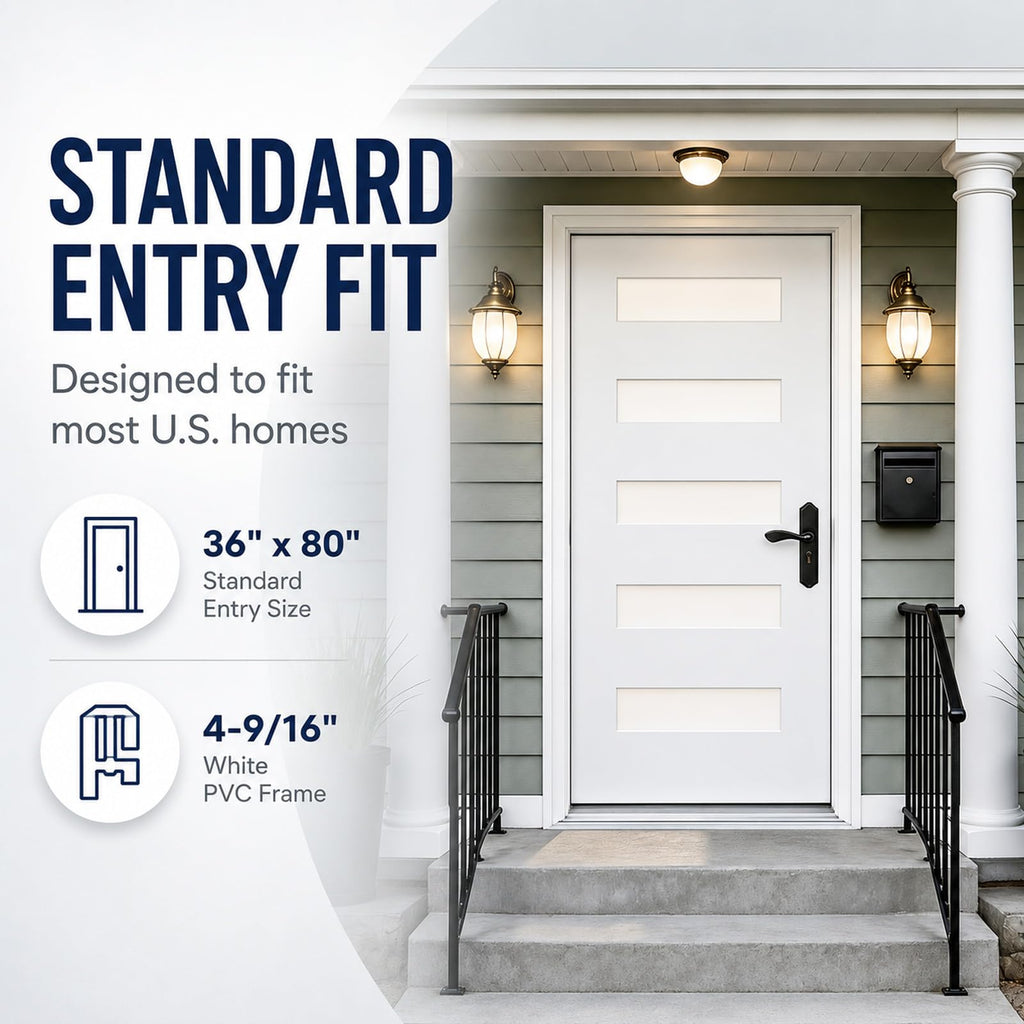 36"x80" Fiberglass Entry Door P263