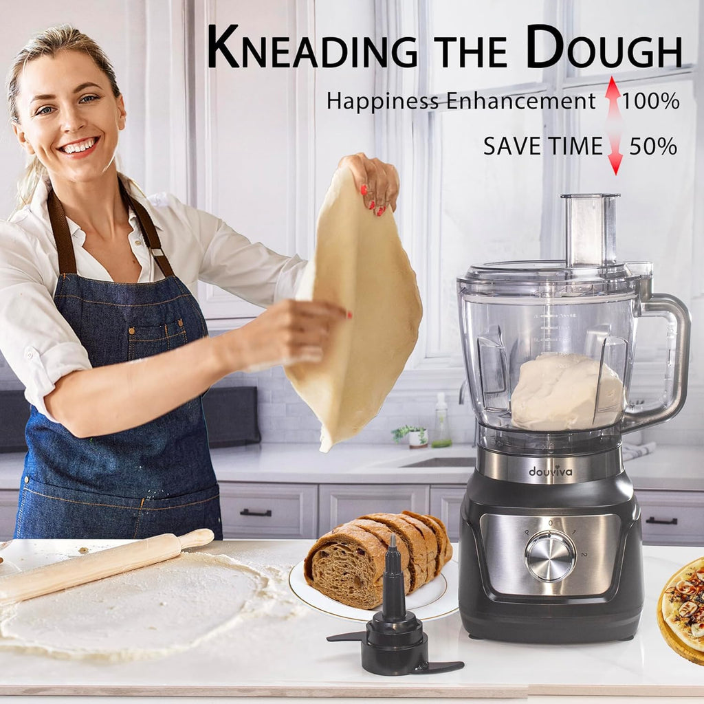 8-Cup Food Processor & Blender Combo, 1000W, Black Z410661