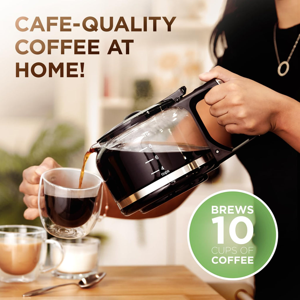 2-in-1 Drip Coffee Maker & Grinder D513