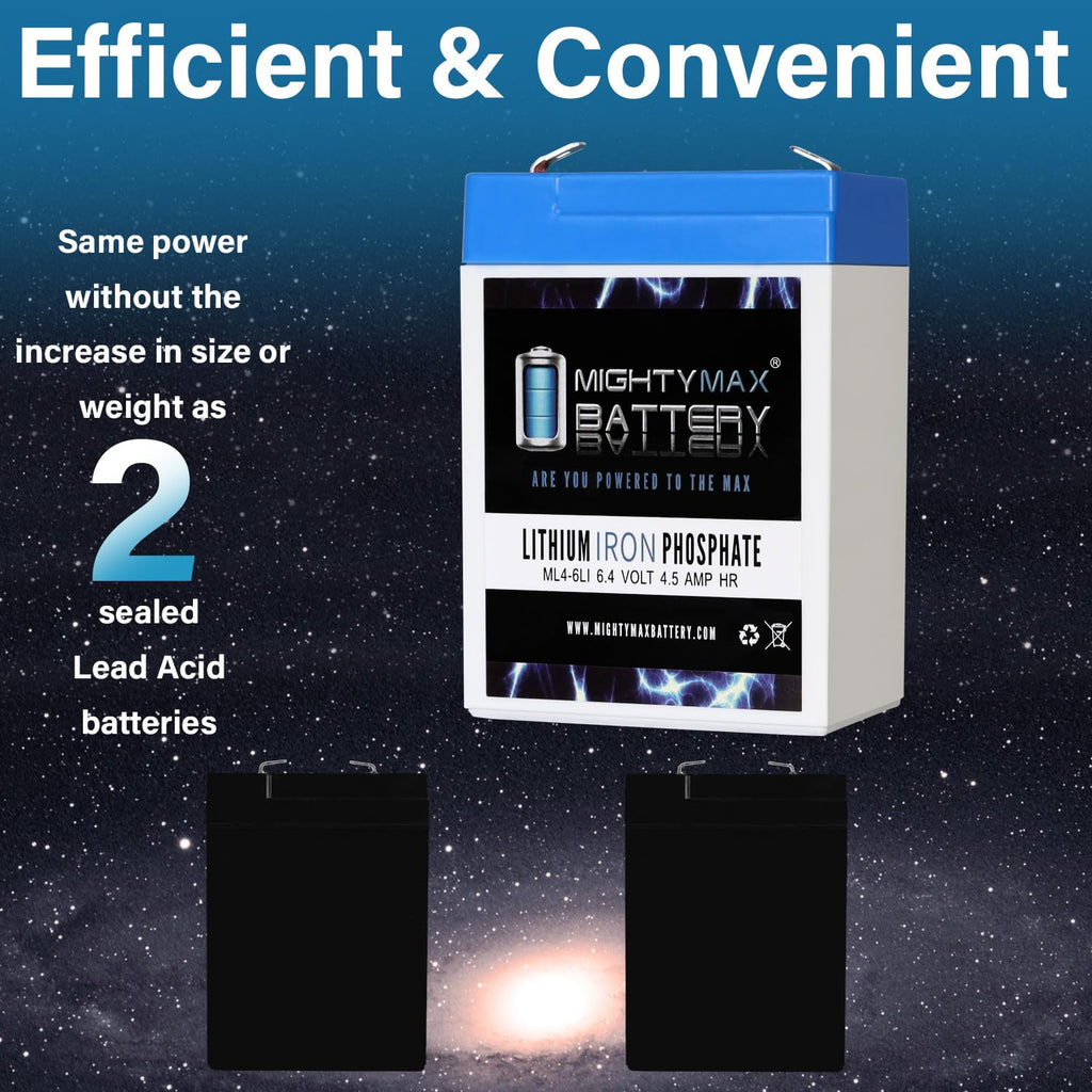 6V 4.5AH Lithium Replacement Battery C515716