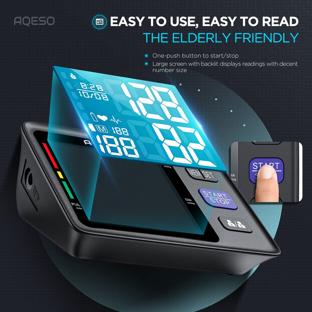 Automatic Upper Arm Blood Pressure Monitor, 3 Cuffs L6062