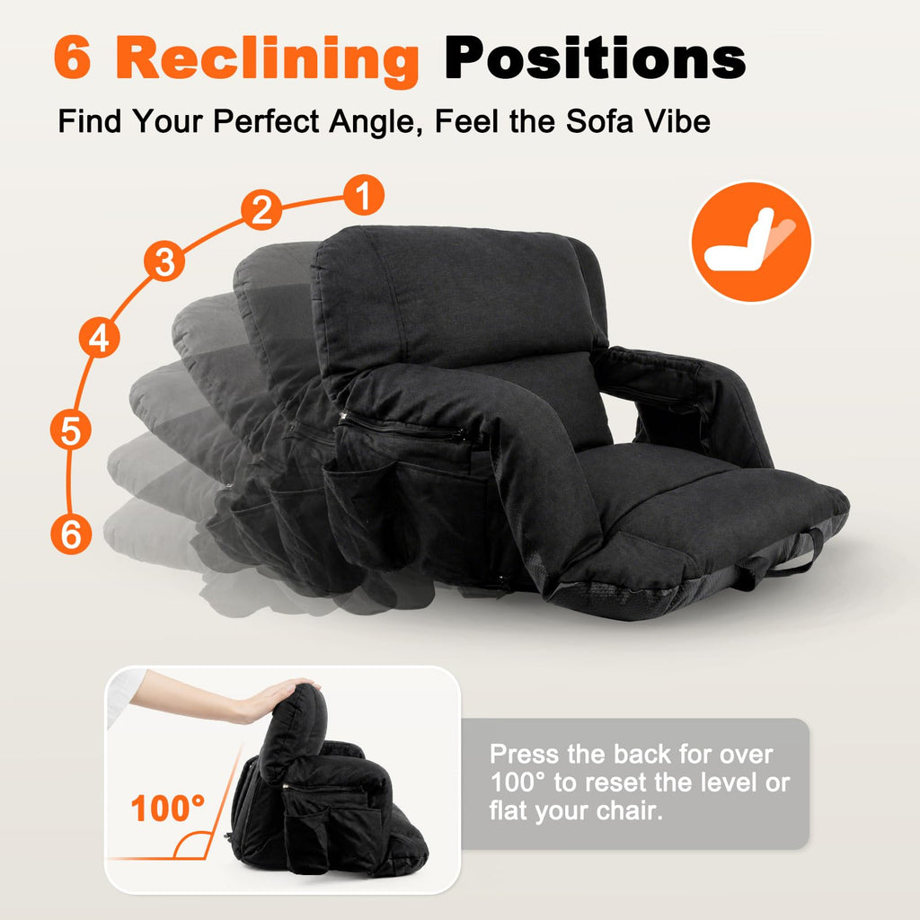26" Extra Wide Stadium Seats with Back Support D61255