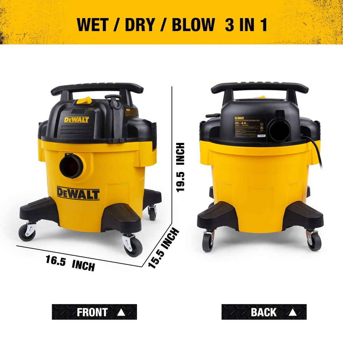 6 Gal Wet/Dry Shop Vacuum with Blower I406442