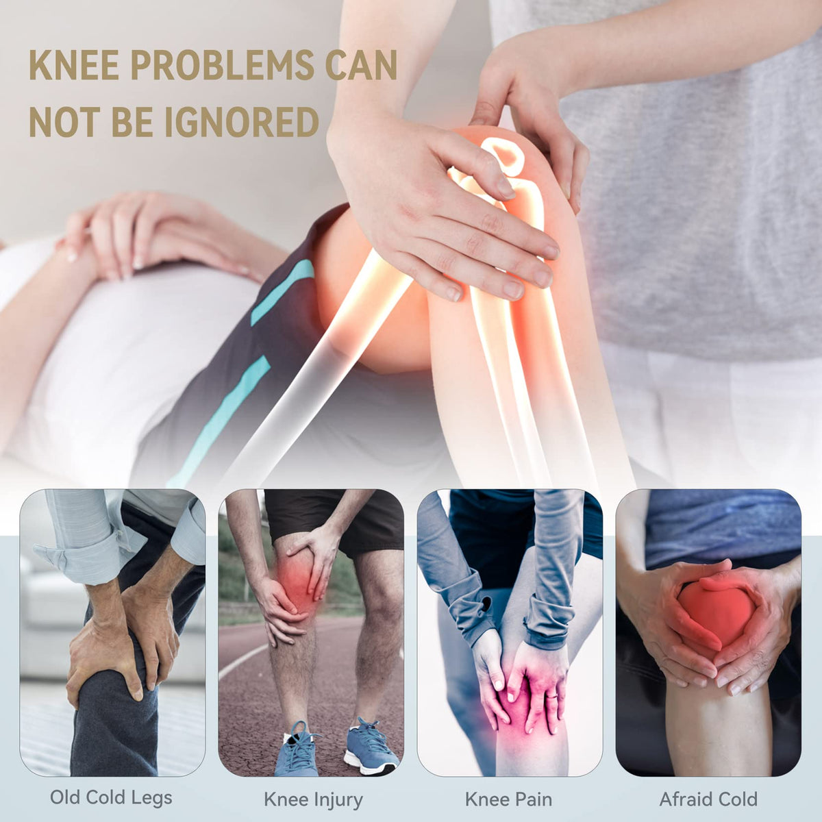 Foot & Leg Compression Massager with Knee Heating T26276