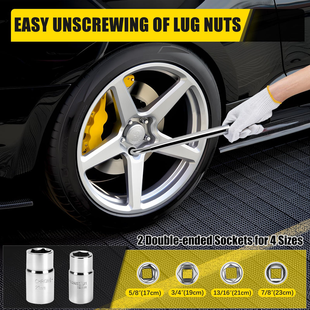 3 Ton Portable Scissor Car Jack with Wheel Wrench W916521