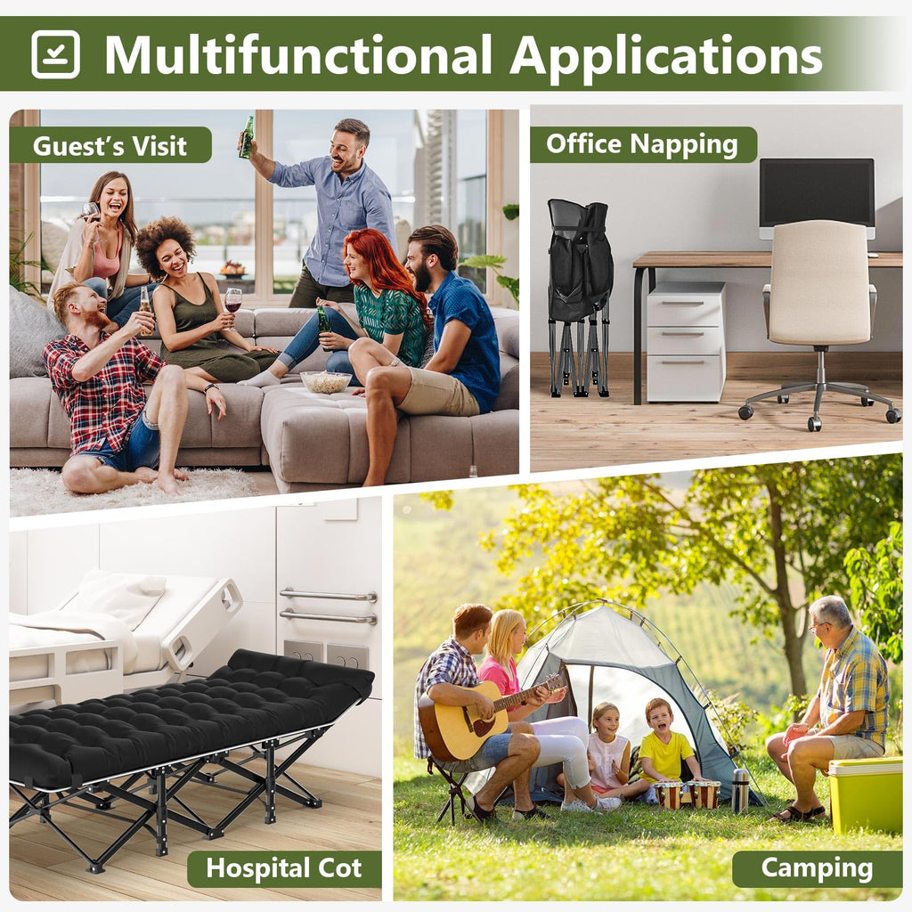 Camping Cot with Carry Bag Z39671